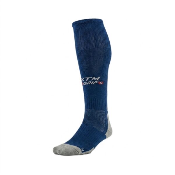 medias antideslizantes xtm grip niÑos azul extra larga
