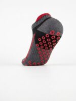 medias antideslizantes xtm grip gris talonera
